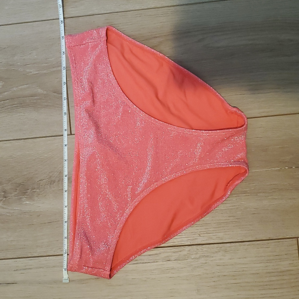 Good American Sparkle Coral Swim 3 Piece BUNDLE - Picture 9 of 12